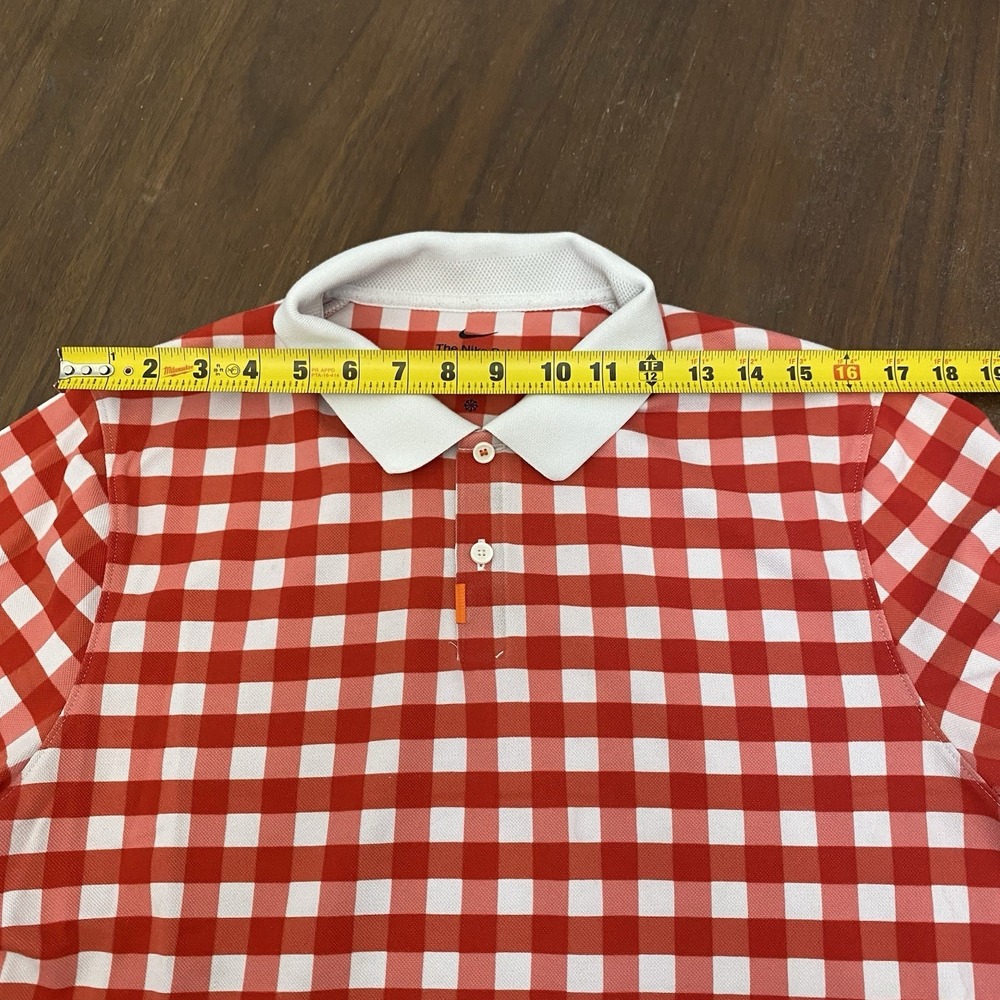 Nike Dri-FIT Victory Men's Printed Polo Red White Size LARGE DH0650-657 - Picture 10 of 14